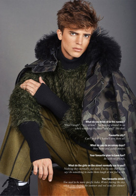 River Viiperi ~ Reflex Homme magazine Argentina jan/febr 2016