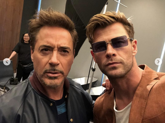 Robert Downey Jr - &#039;Avengers: Endgame&#039; Press Tour in Los Angeles 04/06/2019