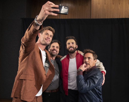 Robert Downey Jr - &#039;Avengers: Endgame&#039; Press Tour in Los Angeles 04/06/2019