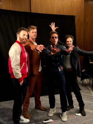Robert Downey Jr - &#039;Avengers: Endgame&#039; Press Tour in Los Angeles 04/06/2019