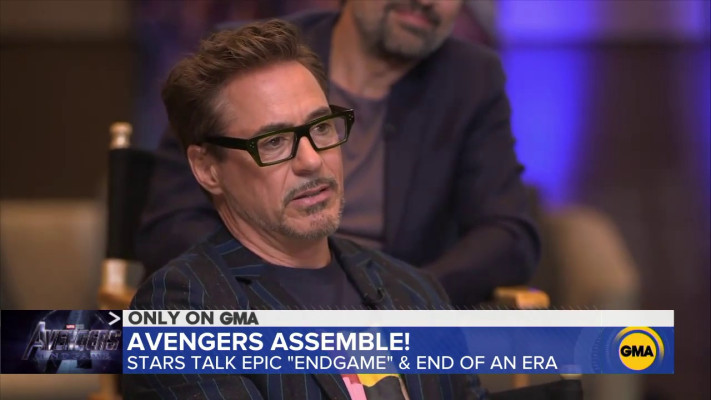 Robert Downey Jr - Interview for Good Morning America in Los Angeles 04/07/2019