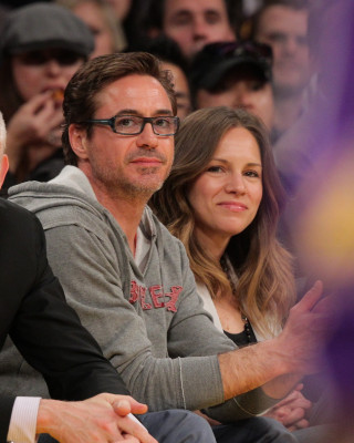 Robert Downey Jr - Lakers Game in Los Angeles 03/14/2011