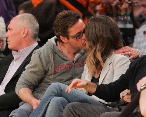 Robert Downey Jr - Lakers Game in Los Angeles 03/14/2011