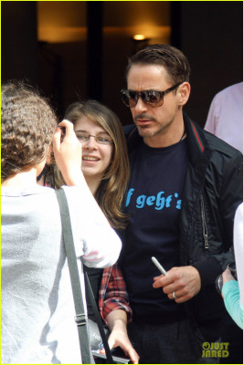Robert Downey Jr - &#039;Le Ralph&#039; Restaurant in Paris 04/14/2013