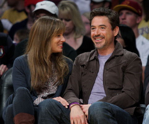 Robert Downey Jr - LA Lakers &amp; Dallas Mavericks NBA Game in LA 03/15/2009
