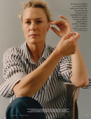 Robin Wright for Io Donna del Corriere della Sera 01/2025