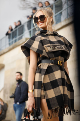Romee Strijd – Dior Show at Paris Fashion Week 02/25/2020