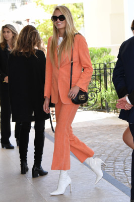 Romee Strijd on the Croisette in Cannes 