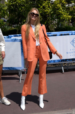 Romee Strijd on the Croisette in Cannes 
