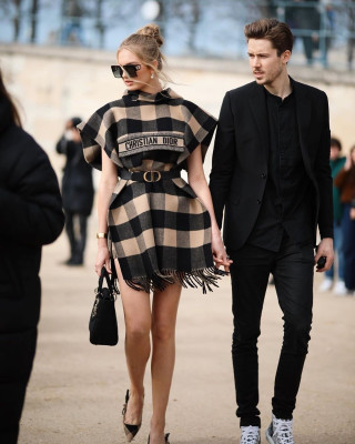 Romee Strijd – Dior Show at Paris Fashion Week 02/25/2020
