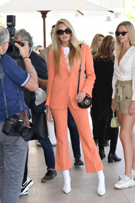 Romee Strijd on the Croisette in Cannes 