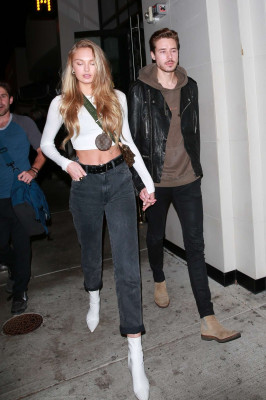 Romee Strijd – Leaving Catch Restaurant in West Hollywood