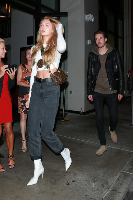 Romee Strijd – Leaving Catch Restaurant in West Hollywood