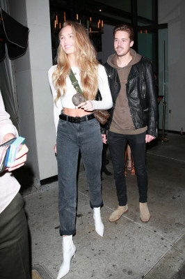 Romee Strijd – Leaving Catch Restaurant in West Hollywood