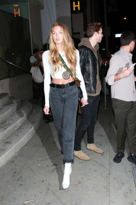 Romee Strijd – Leaving Catch Restaurant in West Hollywood