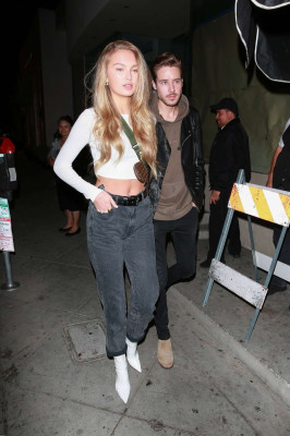 Romee Strijd – Leaving Catch Restaurant in West Hollywood