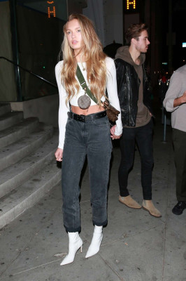 Romee Strijd – Leaving Catch Restaurant in West Hollywood