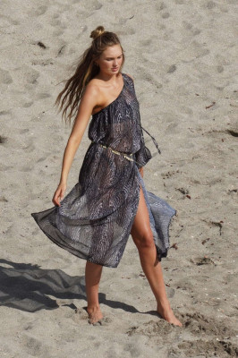 Romee Strijd – Poses for a Victoria Secret photoshoot in St. Barts