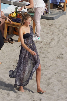 Romee Strijd – Poses for a Victoria Secret photoshoot in St. Barts