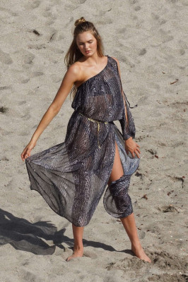 Romee Strijd – Poses for a Victoria Secret photoshoot in St. Barts