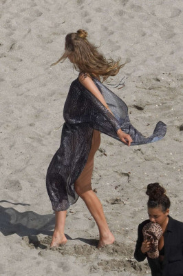 Romee Strijd – Poses for a Victoria Secret photoshoot in St. Barts