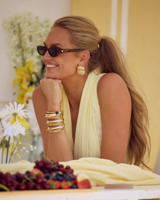 Romee Strijd for Meroda Cosmetics July 2025