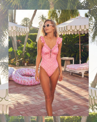 Roosmarijn de Kok for LoveShackFancy Swim 2022