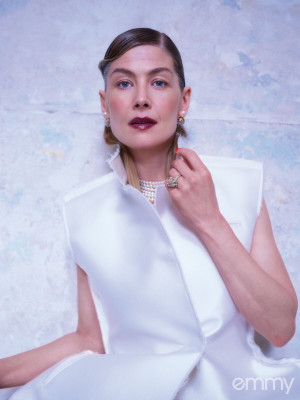 Rosamund Pike for Emmy Magazine August 2023