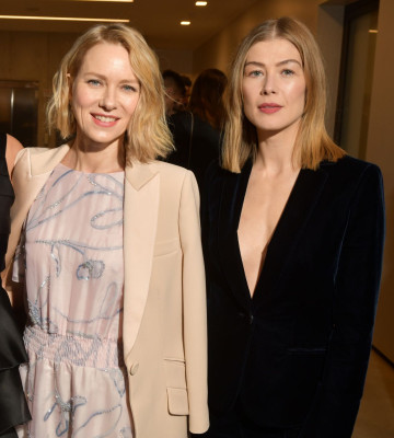 Rosamund Pike – Giorgio Armani Fashion Show in Milan 02/23/2019