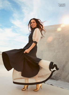 ROSARIO DAWSON in Elle Magazine, April 2020
