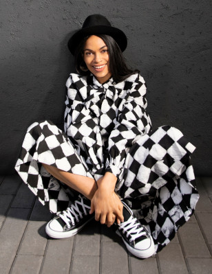Rosario Dawson by Marc Baptiste for Health || March 2021