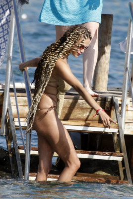 ROSE BERTRAM in Swimsuit on Holiday 07/13/2020