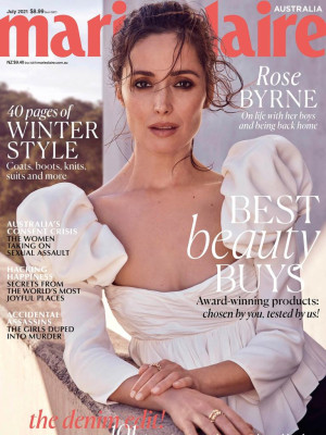 Rose Byrne by Nicole Bentley for Marie Claire // 2021