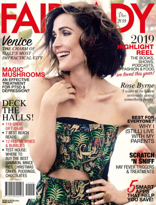 ROSE BYRNE in Fairlady Magazine, December 2019