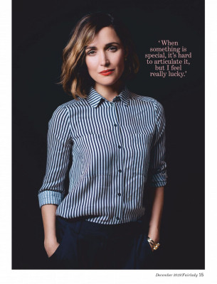 ROSE BYRNE in Fairlady Magazine, December 2019