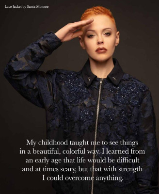 Rose McGowan by Mike Ruitz // 2019
