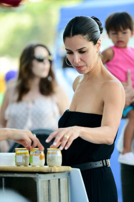 Roselyn Sanchez is seen on July 28, 2019 in Los Angeles