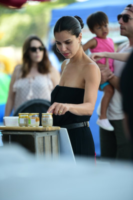 Roselyn Sanchez is seen on July 28, 2019 in Los Angeles