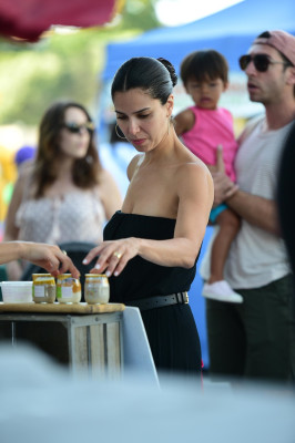 Roselyn Sanchez is seen on July 28, 2019 in Los Angeles