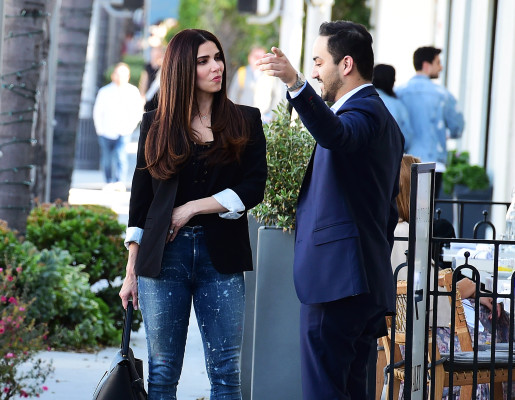 Roselyn Sanchez is seen in Los Angeles, 12.03.2019