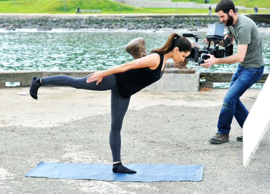 Roselyn Sanchez - Finds Her Park at Golden Gate National Recreation Area in S/F 