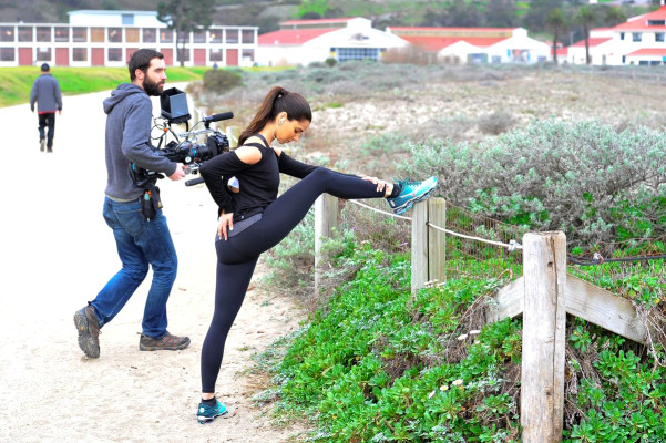 Roselyn Sanchez - Finds Her Park at Golden Gate National Recreation Area in S/F 