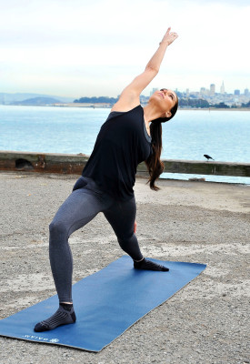 Roselyn Sanchez - Finds Her Park at Golden Gate National Recreation Area in S/F 