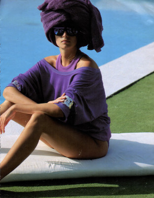 Rosemarie McGrotha ~ GRAZIA Italy August 1985 by Gilles Bensimon