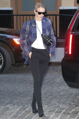 ROSIE HUNTINGTON-WHITELEY Out and About in New York 