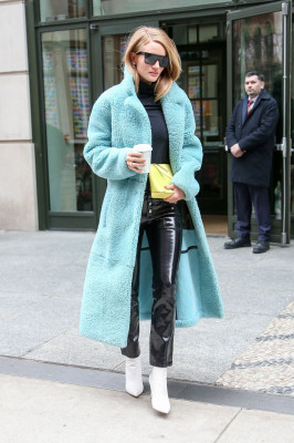 ROSIE HUNTINGTON-WHITELEY Out in New York