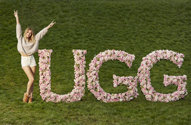 Rosie Huntington-Whitely - photoshoot for UGG campaign