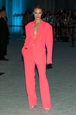 ROSIE HUNTINGTON-WHITELEY at Versace Fashion Show at MFW in Milan