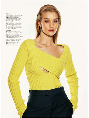ROSIE HUNTINGTON-WHITELEY in The Sunday Times Style Magazine, January 2020