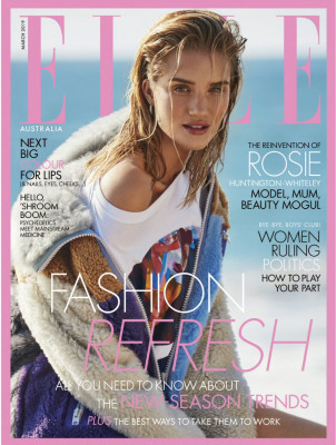 Rosie Huntington-Whiteley – Elle Magazine Australia March 2019